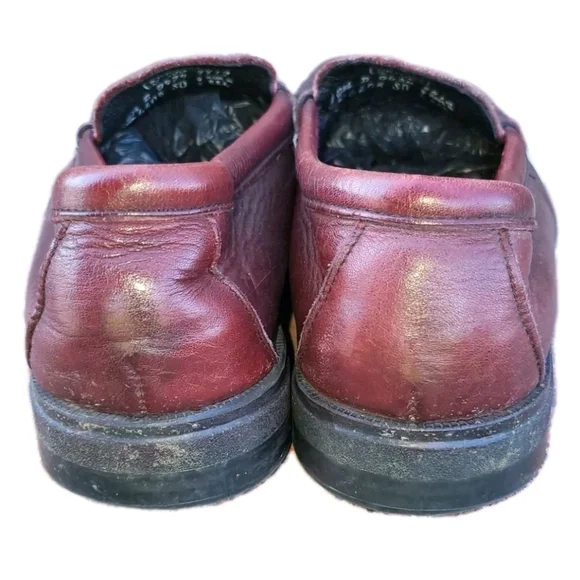 RedWing STEEL TOE Brown Leather Penny Loafer Slip Red Wing SAFETY WORK Men 10.5 - Picture 8 of 13